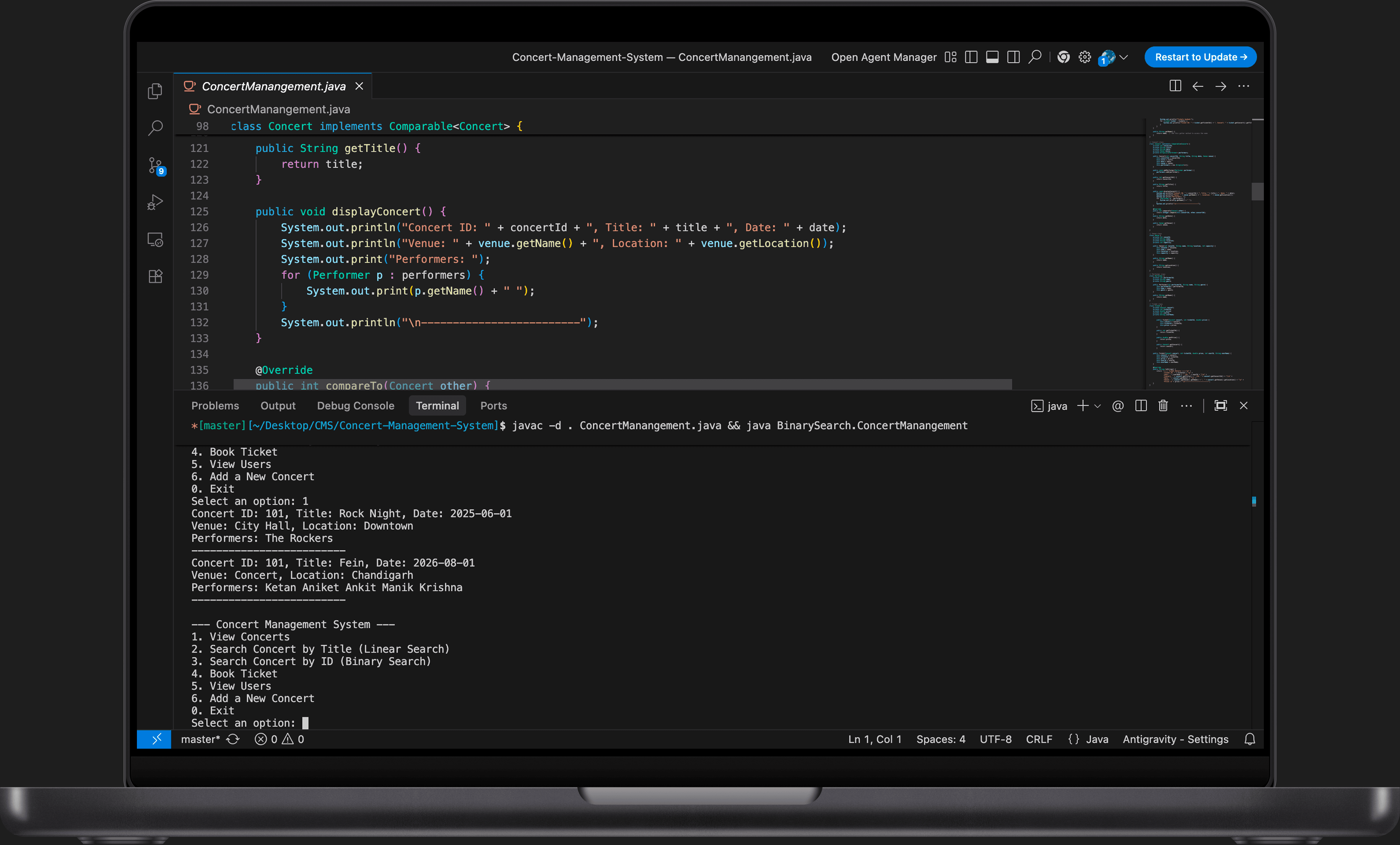 Concert Management System